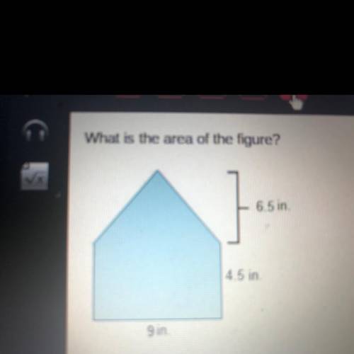 What is the area of the figure, 100 points pls hurry