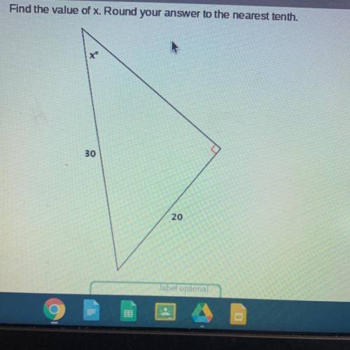 HELP PLEASE! I need to find the values of X and round the answer to the nearest tenth.