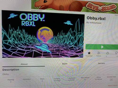 plz check out my new game called obby.rbxl on robox my user is milkeymoon game is on my profile thx