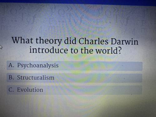 What theory did charles darwin introduce to the world?