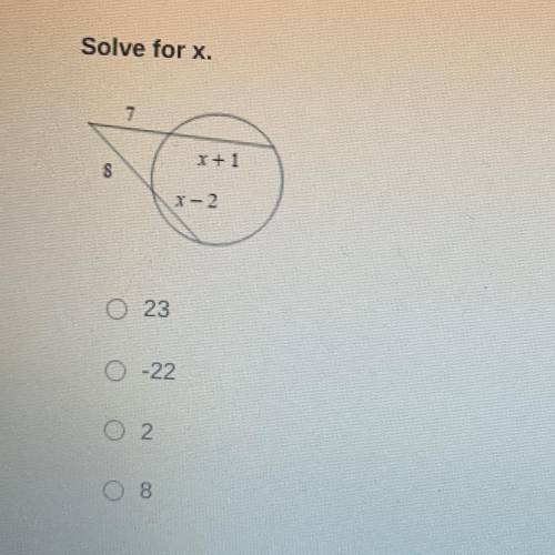 Solve for x. Solve for x.
