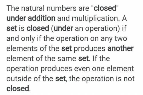Which other sets are closed under addition