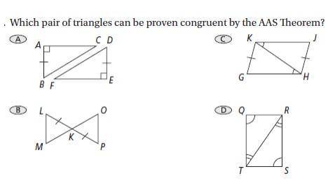 Which pair of triangles? multiple choice