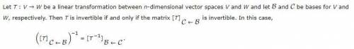 Use the theorem below (attached) to find the inverse of the linear transformation T.

T : P_2 → P_