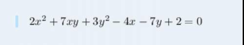 Prove that the following equation represents a pair of straight lines