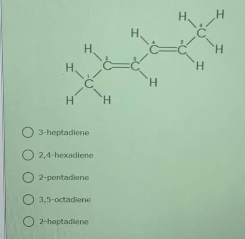 Help me please!! What is the name of the alkyne molecule