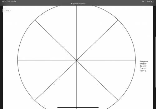 Complete the unit circle below. 50 points

● Plot each angle on the unit circle below. You will ne