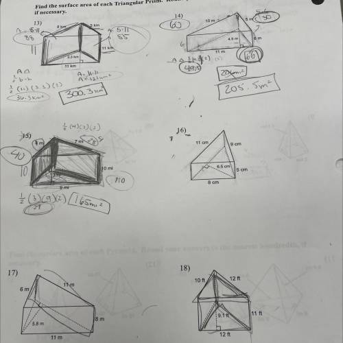 Help with the 3 problems please show work