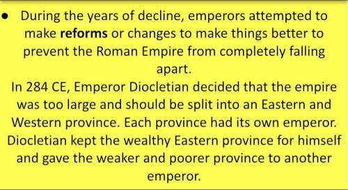Based on the image Describe Diocletian's reform.