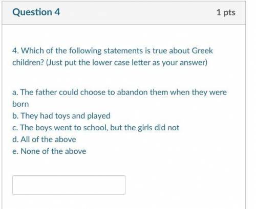 Can someone help me on this Ancient Greece Quiz