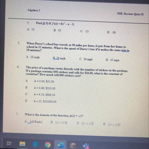 Need help with 4-7 please