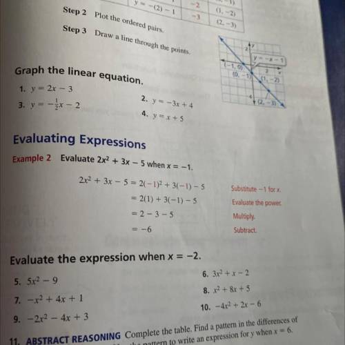 Big ideas MATH Algebra page 417 I need help on 1,6,8,9,7,4