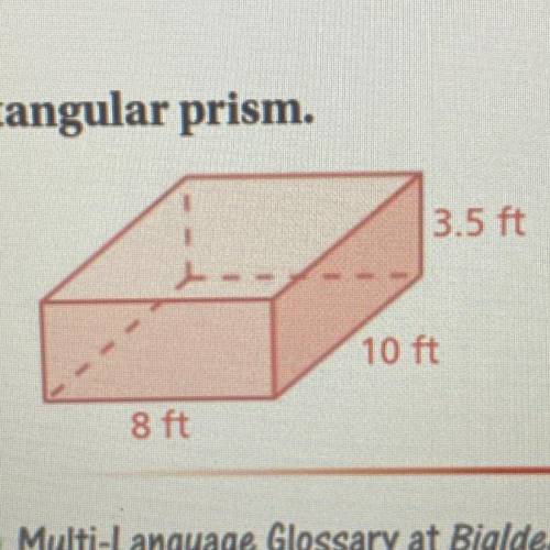 Please draw out the rectangular prism parts 
PLEASE HELP