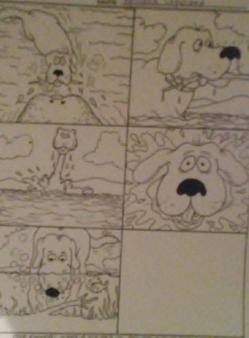 The sheet with the dog on it is your creative writing (narrative story) activity.You will color the