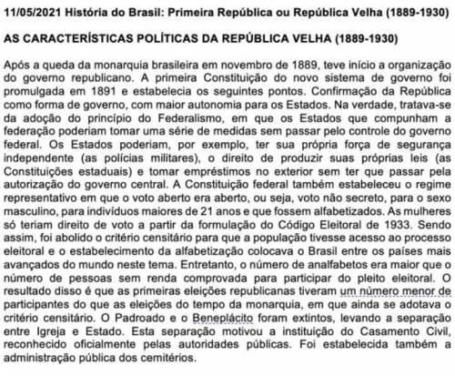 justifique a redução de votantes no brasil a pós promulgação de constituição de 1891 (mínimo 10 lin