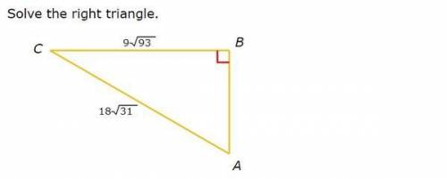 Find BA
Angles C and A