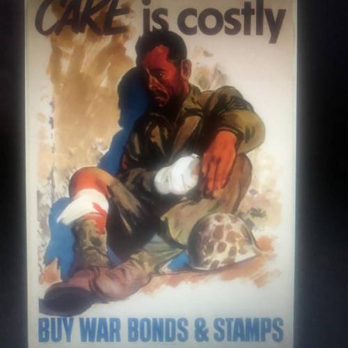 How does this picture attack the emotions and bring people over to buy war
bonds?