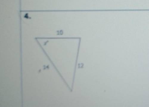 Unit l2 trigonometry Homework #6 law of cosinesDoes anyone know the answer please help!​