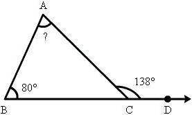 Help .What is the measure of angle A?