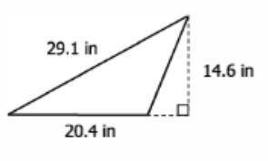 Geometry Find the area of the Triangle