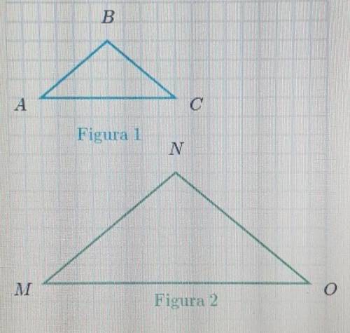 Please help me it's for today

Identify the side in figure 2 that correspond to side BC in figure