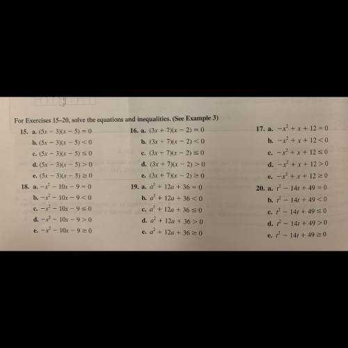 See attachment. Do # 18 , 19 and 20 Take a picture of each of your graph