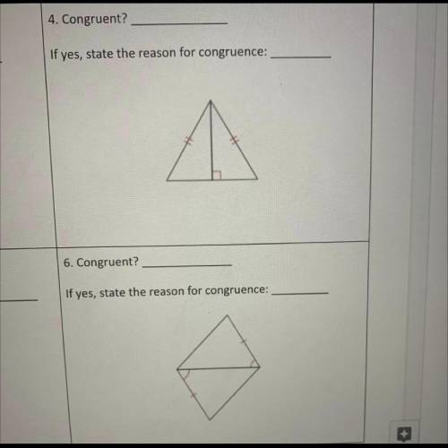 I need major help with triangle congruence!

State the reason as SSS,SAS,ASA,AAS or HL
20 points