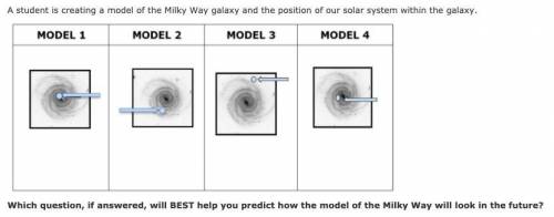 -

A. How will the Milky Way continue to move outward as a result of the Big Bang?
B. How will the