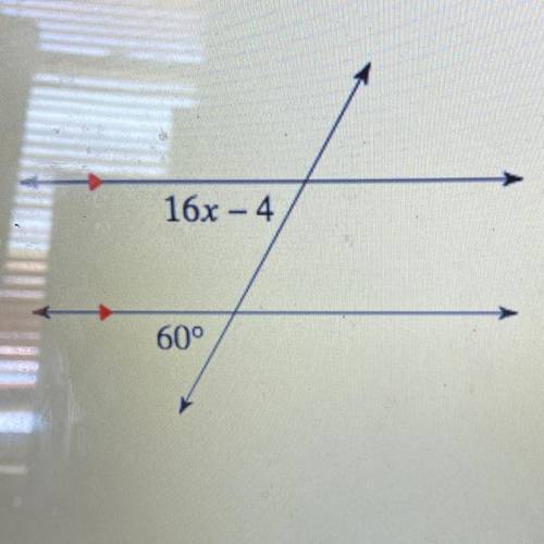 Solve for x (geometry)