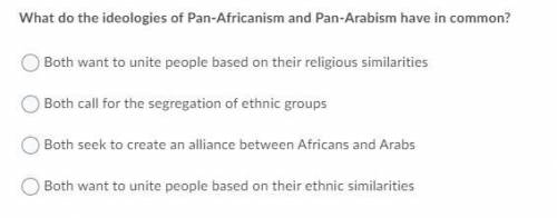 What do pan-arabism and pan-africanism have in common