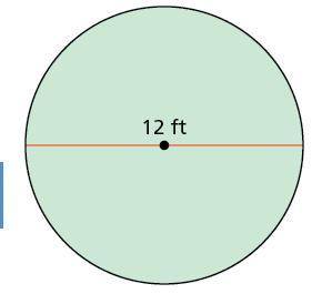 Find the area of the circle. Round your answer to the nearest hundredth.