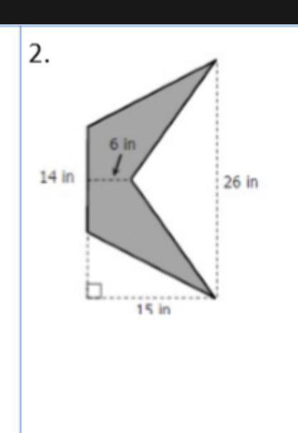 Find the area of the shaded region.

(Answer choice) 300 square inches 137.7 square inches 162.3 s