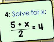 Solve for x, no links please!