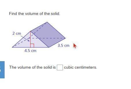 The volume of the solid is_____cubic centimeters.