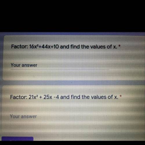 I need help factoring