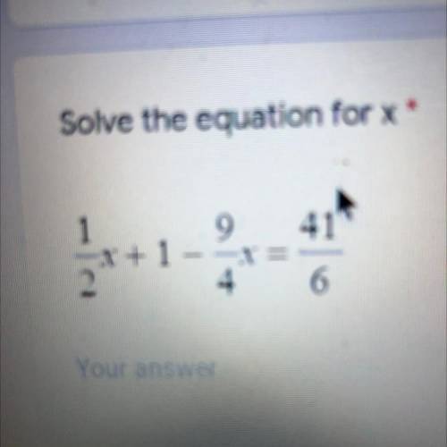Can someone help me Solve for x
