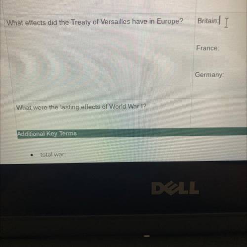 What effects did the treaty of versailles have in Europe? i cant see any answers..