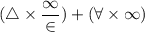 \mathcal{(4 \times  \dfrac{1}{2})  + (8 \times 1)}