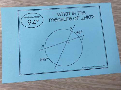 Whats the measure of angle hki