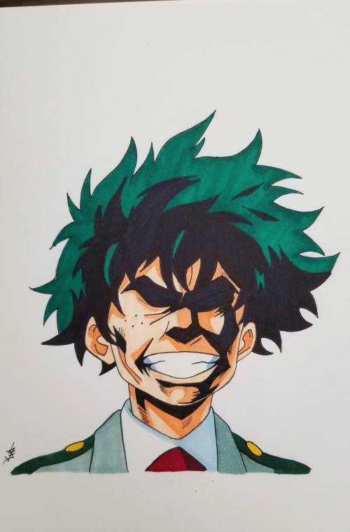 Which Deku drawing do you like more? Which one looks best?