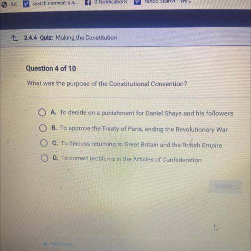 What was the purpose of the constitutional convention￼