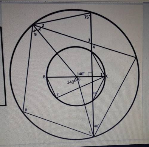 Find the measure of each angle​