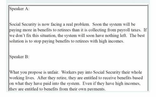Social Security provides income to retired, unemployed, and disabled workers. Benefits are based on