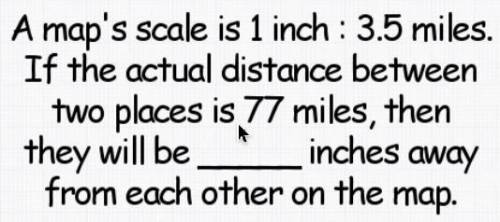 Calculating lengths, given a scale