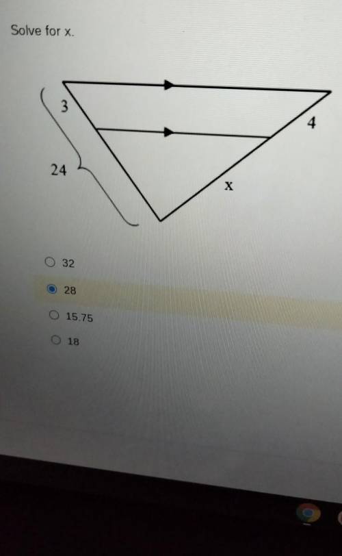 Solve for x please thanks​