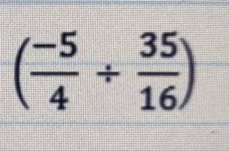 Find the absolute value of (4/5​÷16/35​)​