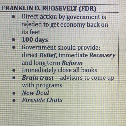 Can someone please summarize of what were the pros and cons on Franklin D. Roosevelt