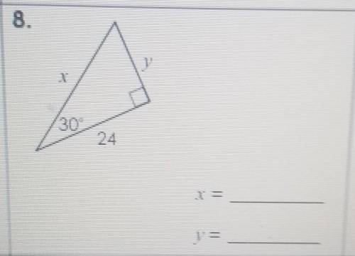 pllllllls I need help right triangle and trigonometry special right triangles find the value of eac