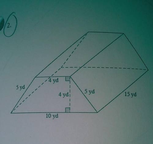 What is the surface area​ show work