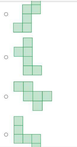 Which of the following is not a net for a rectangular prism? PLEASE HELP!!!